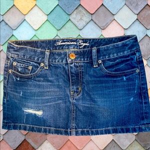 American Eagle Jean Skirt NEW